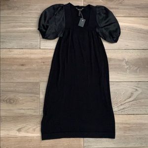 BCBG maxazria black sweater dress